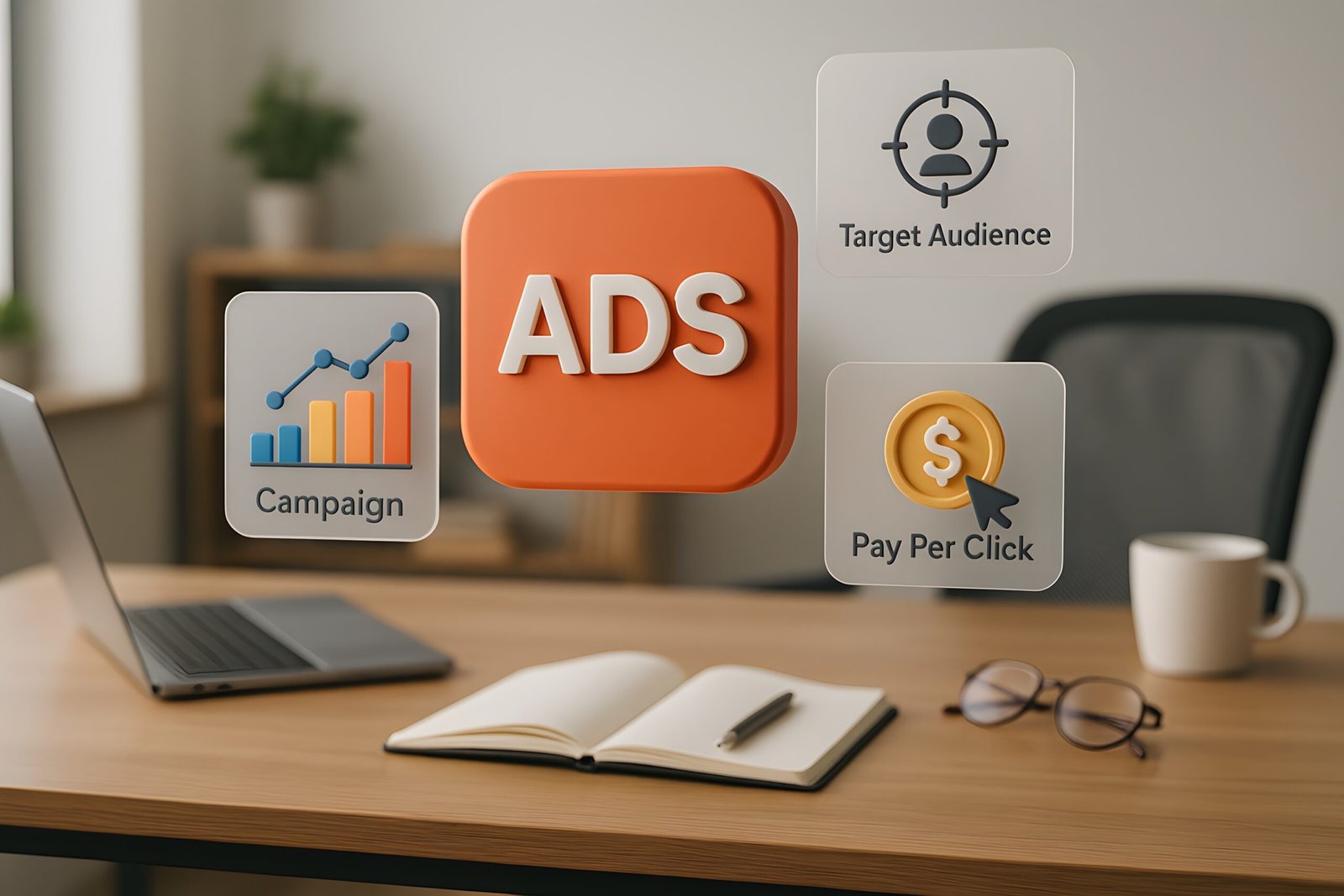 Paid digital ads for marketing